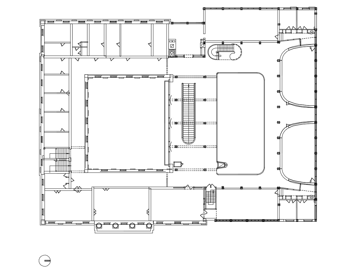 【Famous Architecture Project】Gothenburg city hall-goteborgs radhus-Architectural CAD Drawings