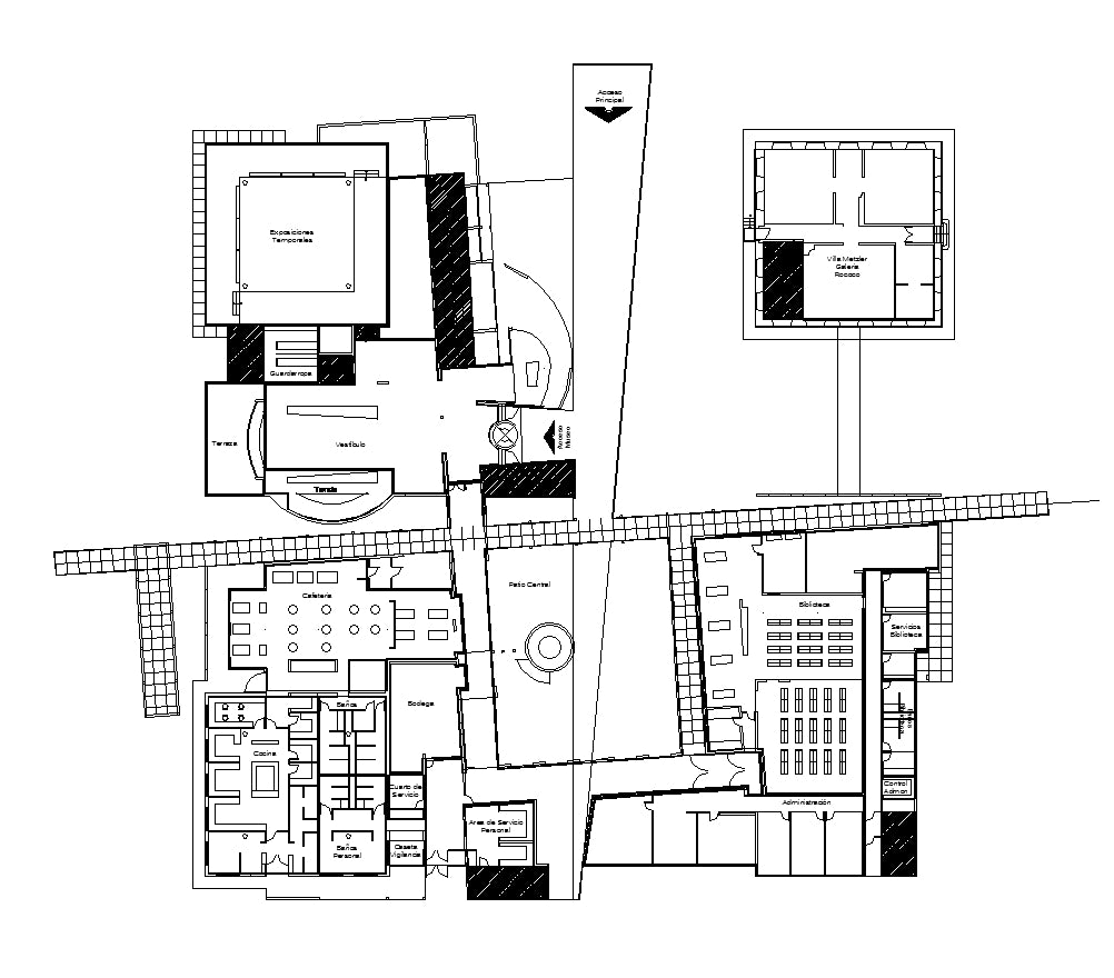 【Famous Architecture Project】Museo frankfurt-CAD Drawings