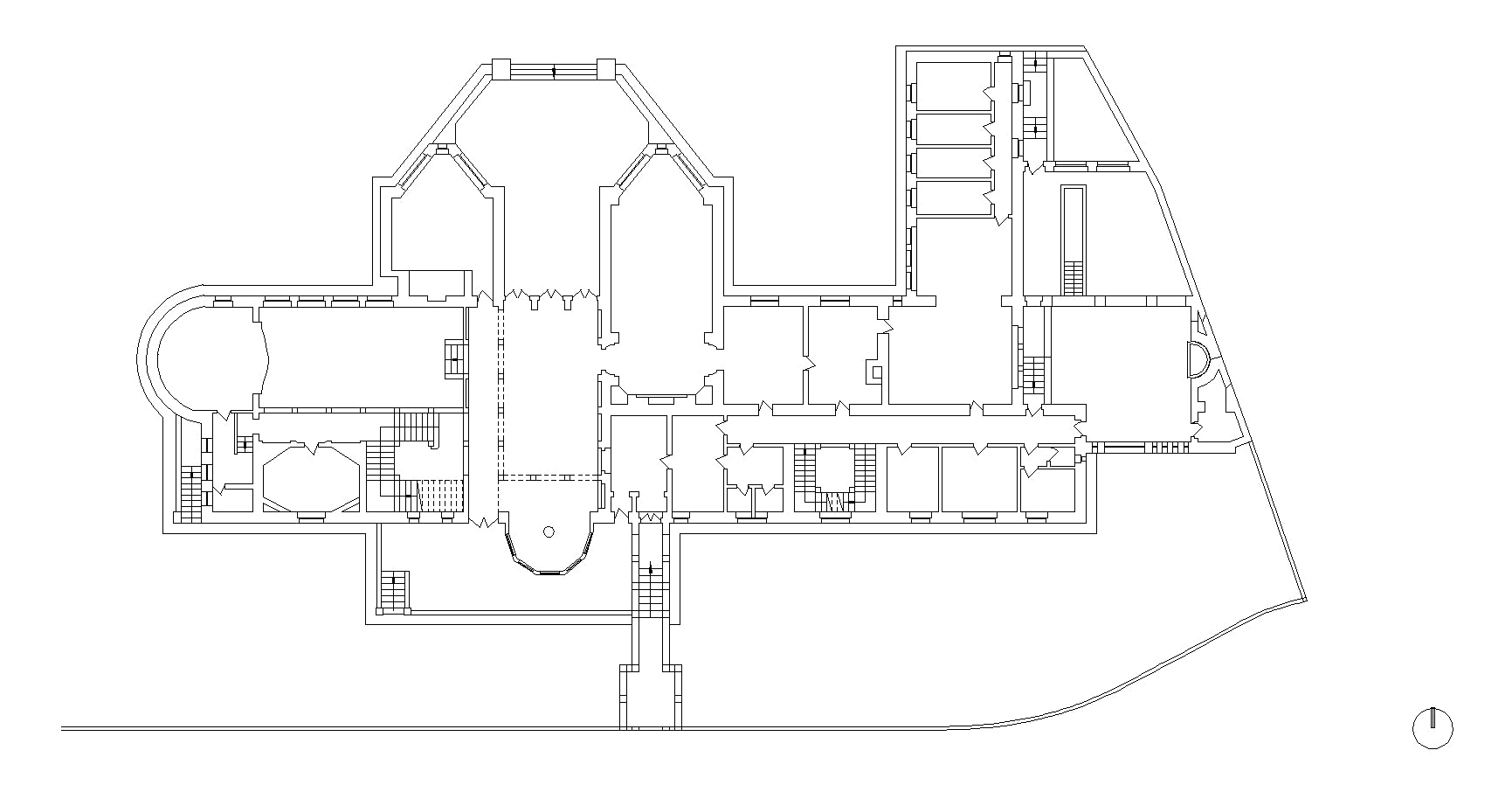 【Famous Architecture Project】Stoclet Palace-Josef Hoffmann-Architectural CAD Drawings