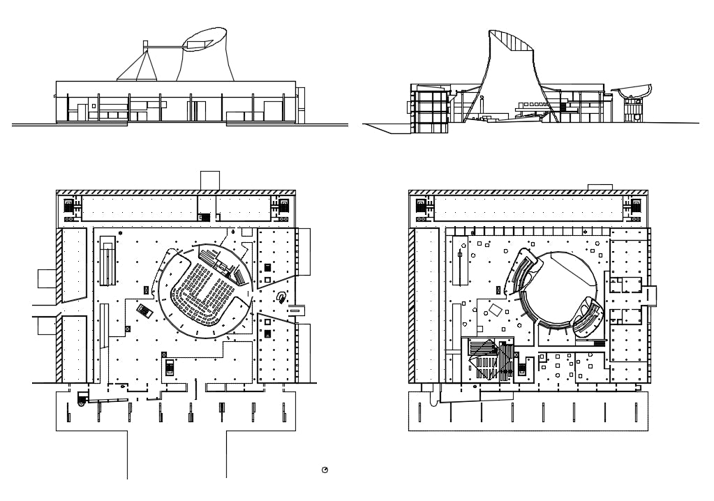 【Famous Architecture Project】Palace of Assemble-Le Corbusier-Architectural CAD Drawings