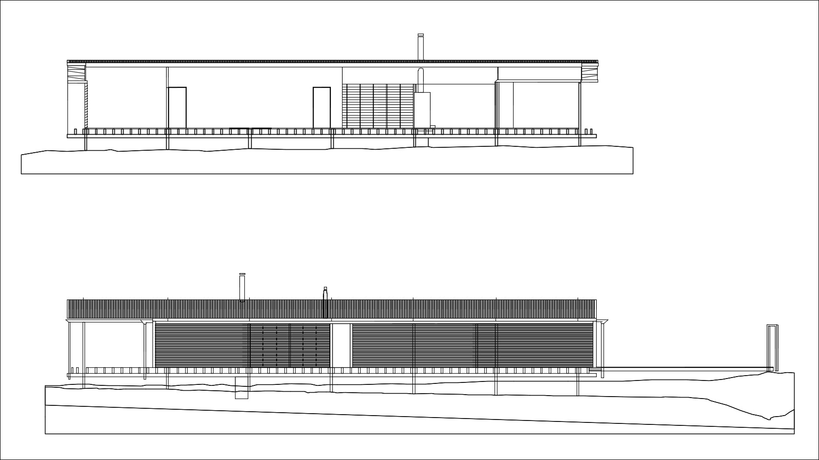 【Famous Architecture Project】Ball-Eastaway House-Architectural CAD Drawings