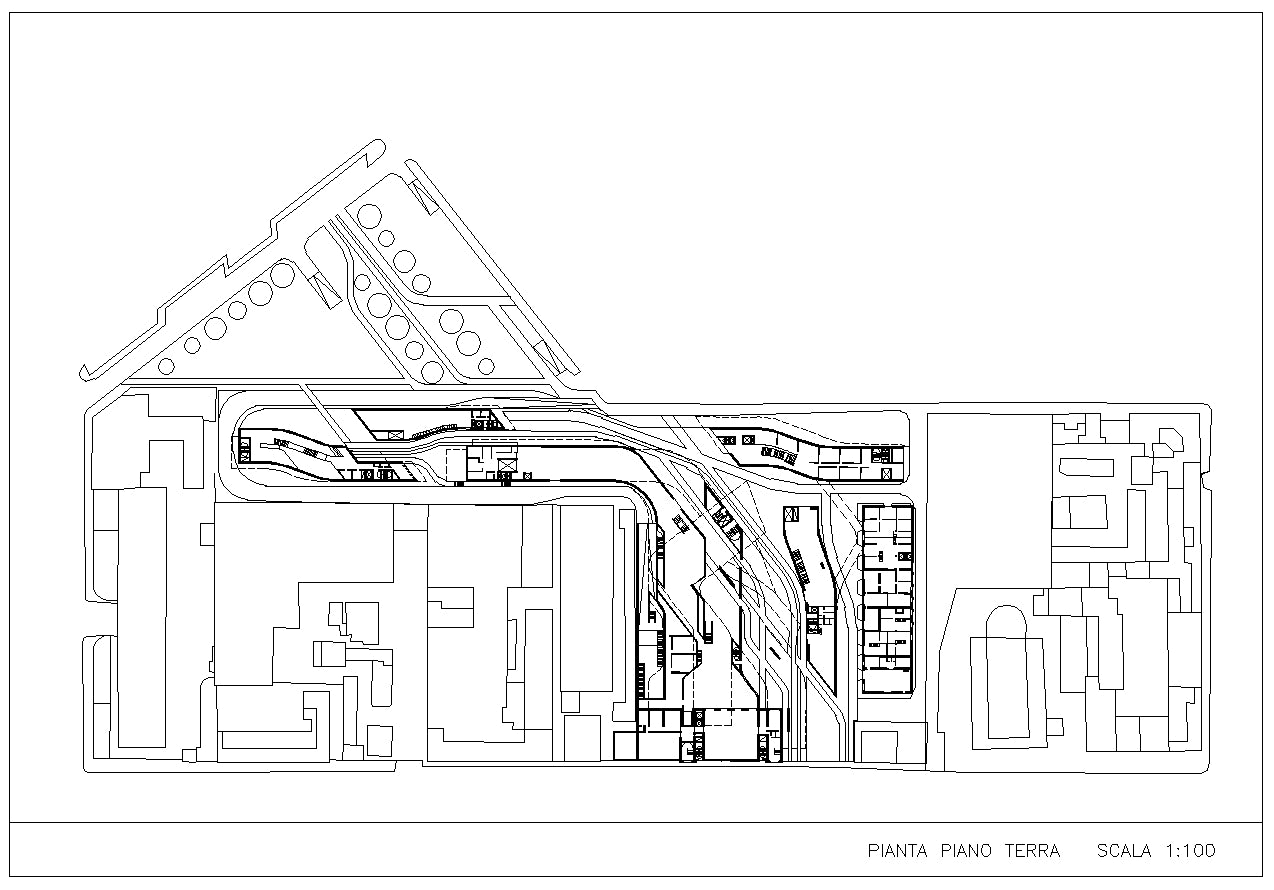 【Famous Architecture Project】MAXXI Museum -Zaha Hadid-Architectural CAD Drawings