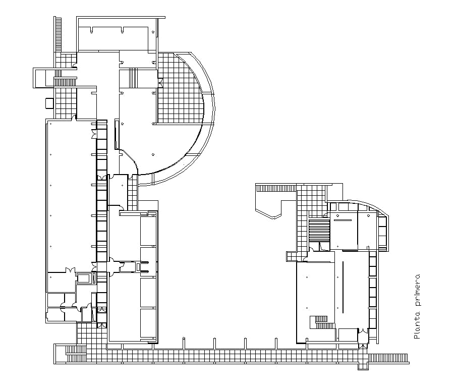 【Famous Architecture Project】Richard Meier - Weishaupt Forum-CAD Drawings