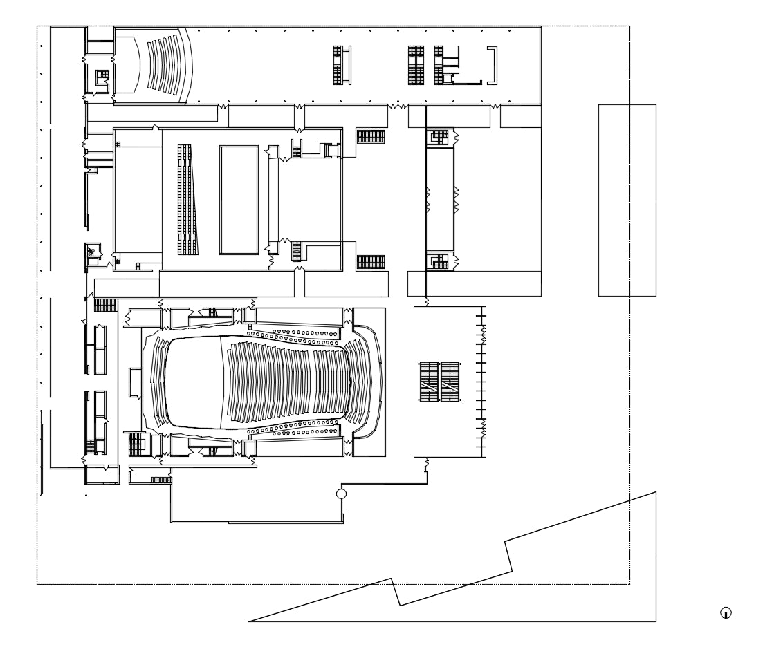 【Famous Architecture Project】Kultur-und Kongresszentrum Luzern-Jean Nouvel-Architectural CAD Drawings