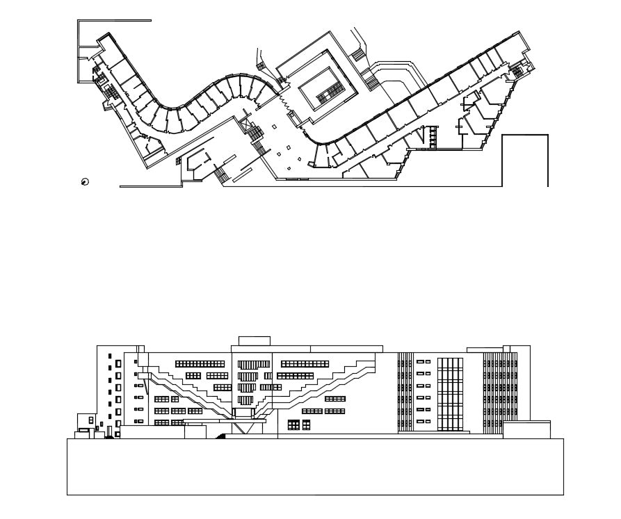 【Famous Architecture Project】MIT Baker-Alvar Aalto-Architectural CAD Drawings
