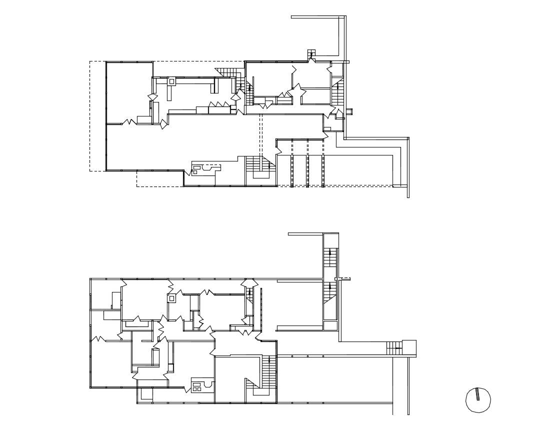 【Famous Architecture Project】Lovell Beach House--Rudolf Schindler-Architectural CAD Drawings