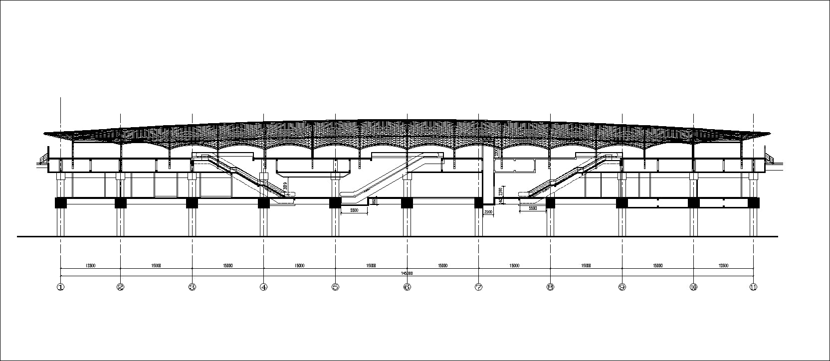 【Architecture CAD Projects】MRT Station Design CAD Blocks,Plans,Layout V1