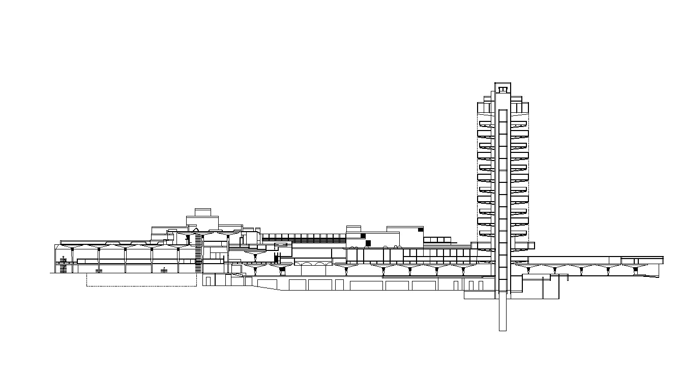 【Famous Architecture Project】SC Johnson Administration Building and Research Tower-Frank Lloyd Wright-Architectural CAD Drawings