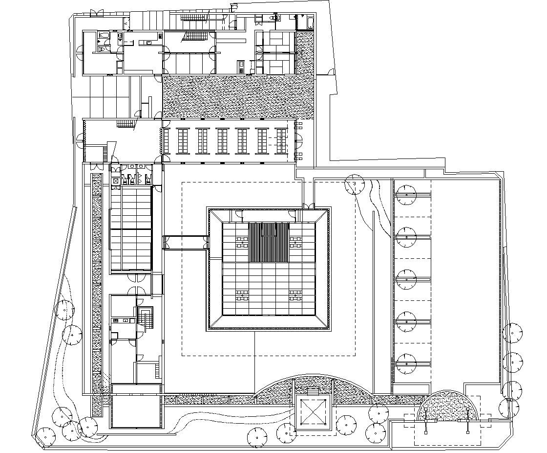 【Famous Architecture Project】Templo Budista- Tadao Ando-Architectural CAD Drawings