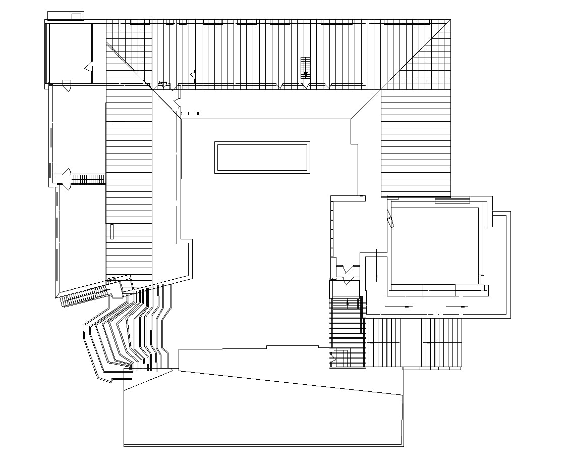 【Famous Architecture Project】Saynatsalo Town Hall-Alvar Aalto-Architectural CAD Drawings