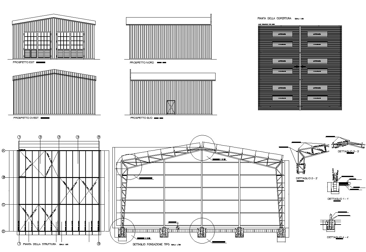 Гараж проект dwg