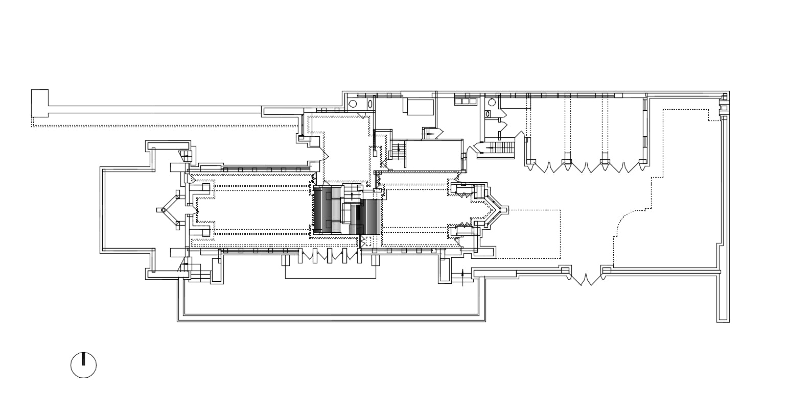 【Famous Architecture Project】Frank lloyd wright- Robie house-Architectural CAD Drawings