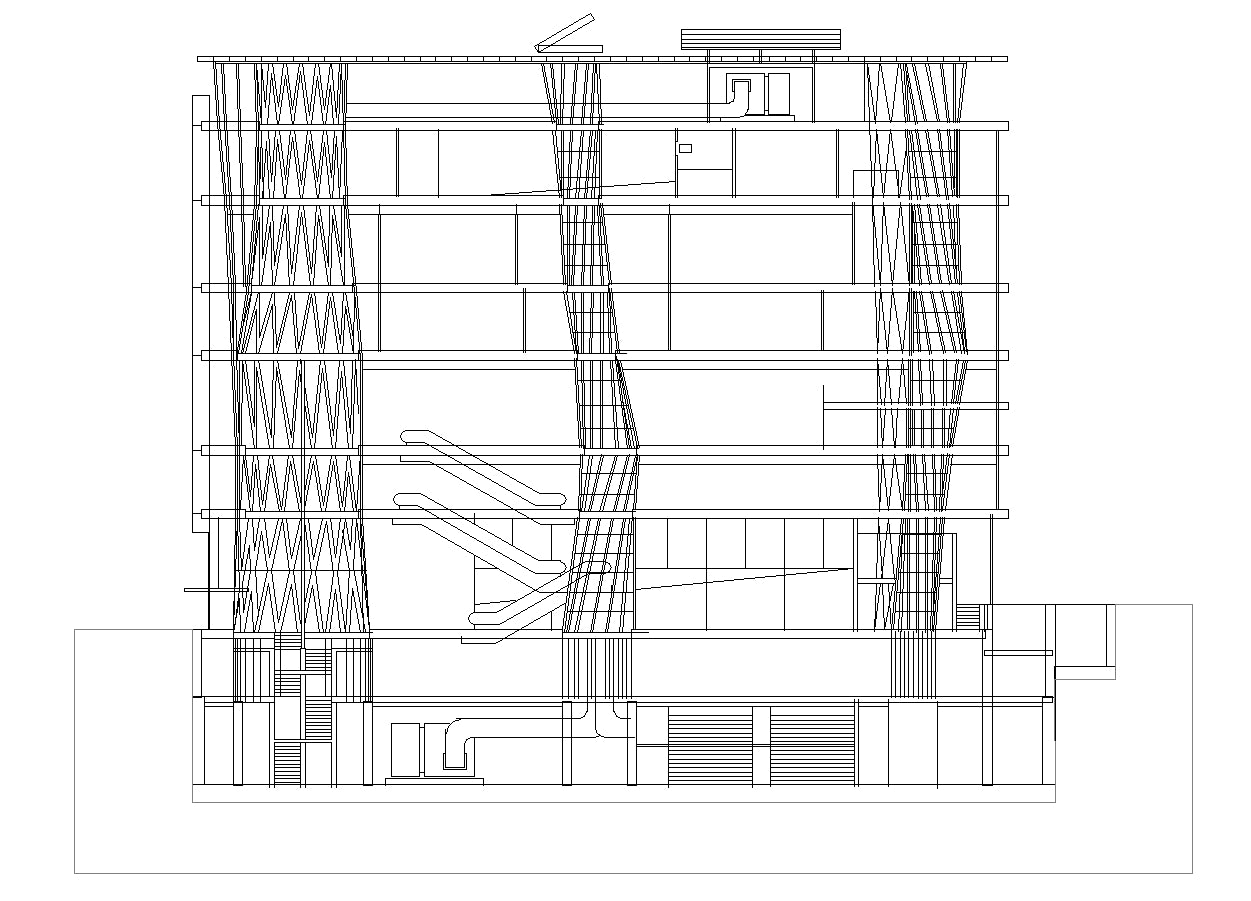 【Famous Architecture Project】Sendai Mediatheque-Toyo Ito-CAD Drawings