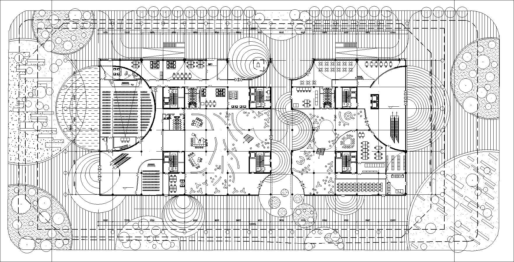 【Architecture CAD Projects】Library Design CAD Blocks,Plans,Layout V1