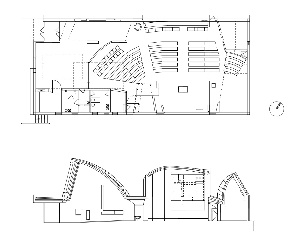 【Famous Architecture Project】Steven Holl-St. Lgnatius-Architectural CAD Drawings