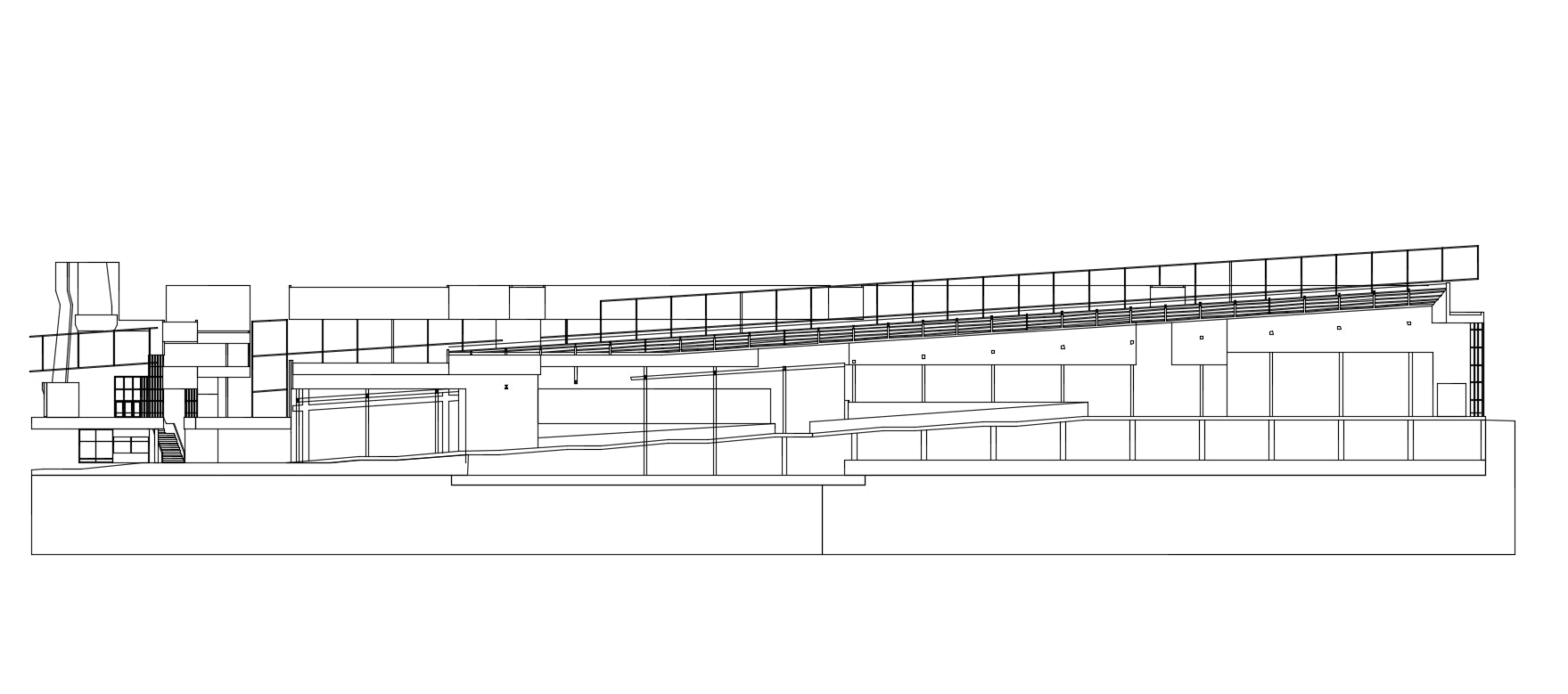 【Famous Architecture Project】Wexner Center for the Arts-Peter Eisenman-Architectural CAD Drawings