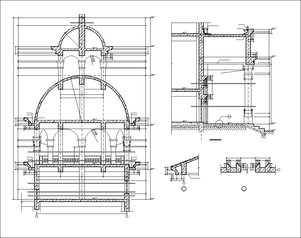 【Architecture CAD Projects】Church Architecture Design CAD Blocks,Plans,Layout V4