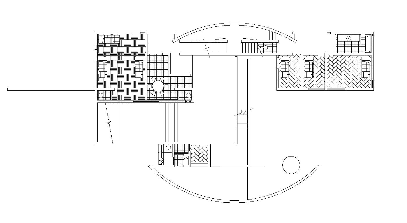 【Famous Architecture Project】TADAO ANDO - Iwasa House-Architectural CAD Drawings