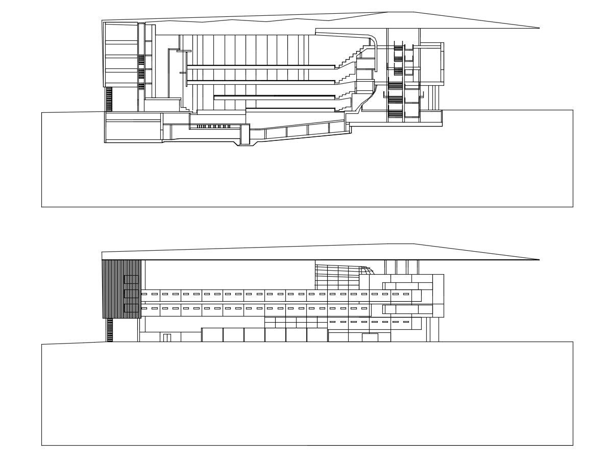 【Famous Architecture Project】Kultur-und Kongresszentrum Luzern-Jean Nouvel-Architectural CAD Drawings