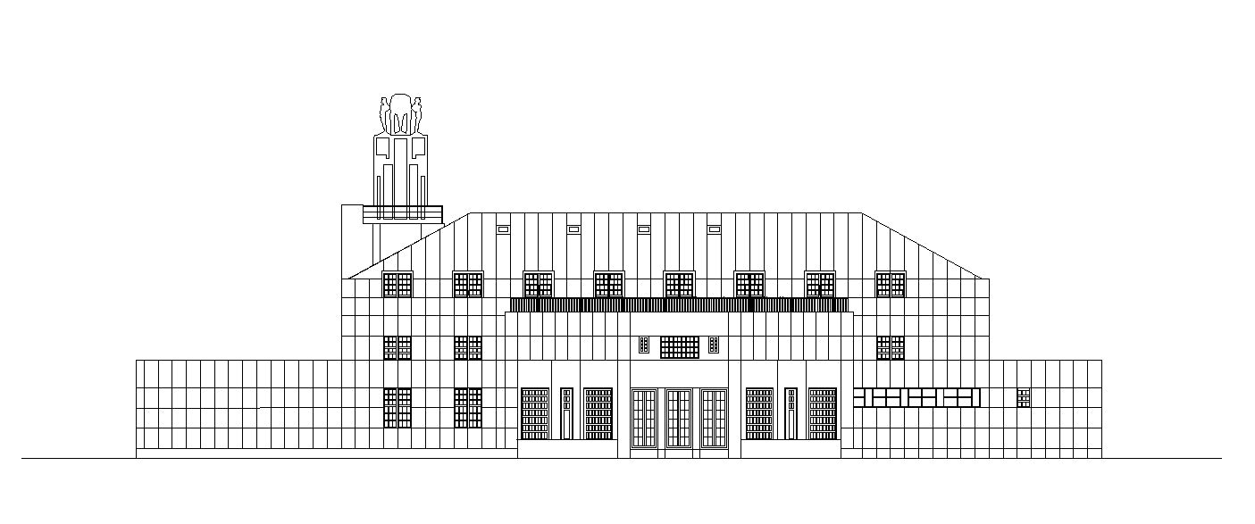 【Famous Architecture Project】Stoclet Palace-Josef Hoffmann-Architectural CAD Drawings