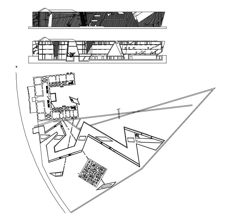 【Famous Architecture Project】Judisches Museum-Architectural CAD Drawings