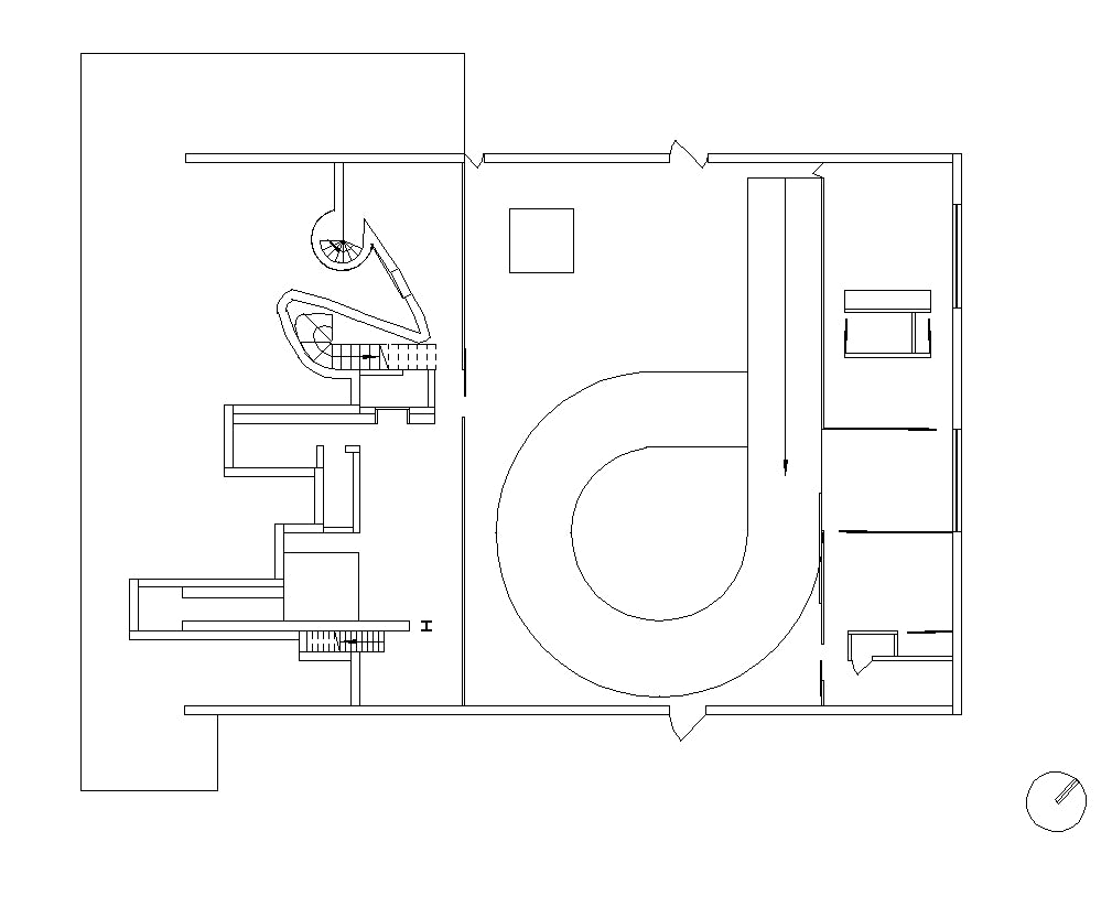 【Famous Architecture Project】Maison a Bordeaux-CAD Drawings