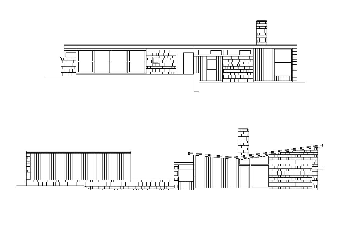 【Famous Architecture Project】Louis I. Kahn - Wiesshouse-CAD Drawings