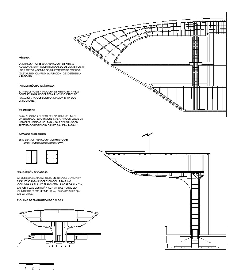 【Famous Architecture Project】Niteroi contemporary art museum-Architectural CAD Drawings