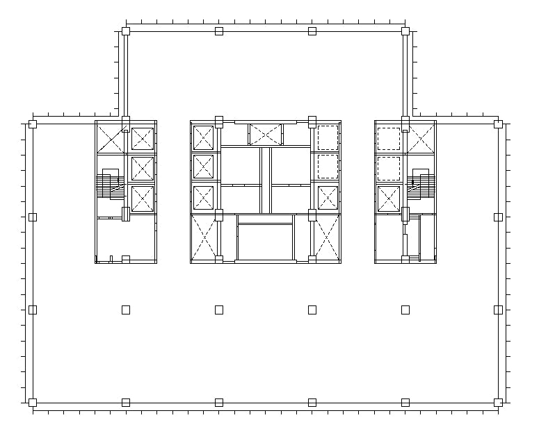 【Famous Architecture Project】Seagram Building-Mies van der Rohe-Architectural CAD Drawings