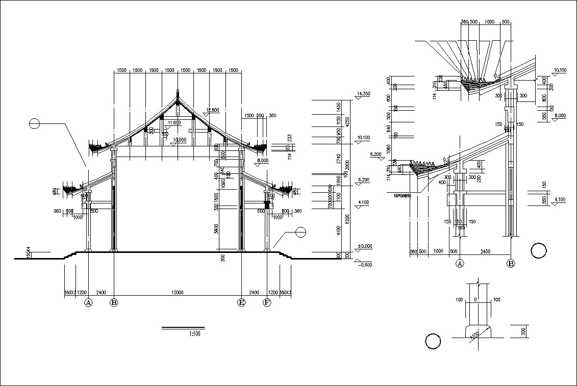 【Architecture CAD Projects】Chinese Architecture Design CAD Blocks,Plans,Layout V3