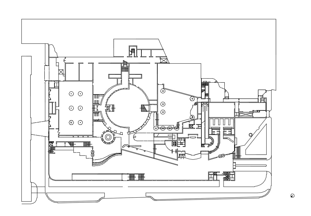 【Famous Architecture Project】Staatsgalerie Stuttgart-Architectural CAD Drawings