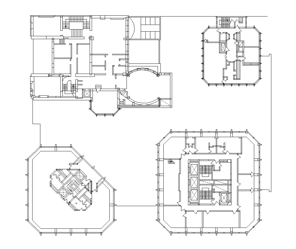 【Famous Architecture Project】The Economist Building-Alison and Peter Smithson-Architectural CAD Drawings