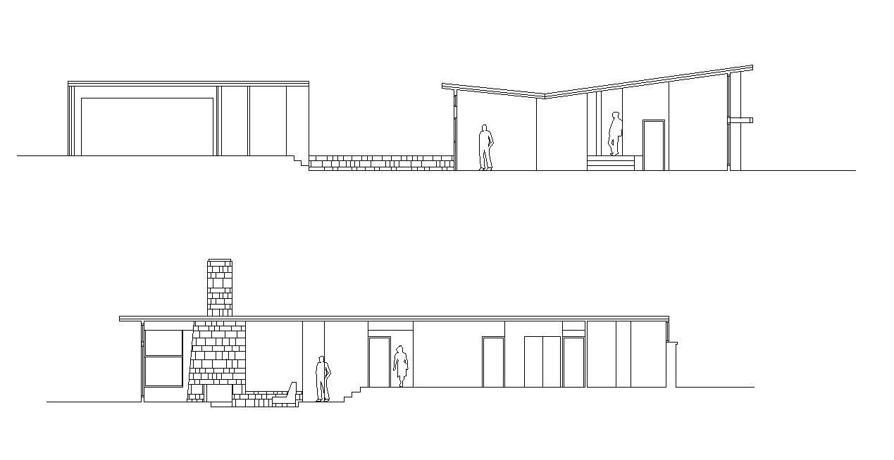 【Famous Architecture Project】Louis I. Kahn - Wiesshouse-CAD Drawings