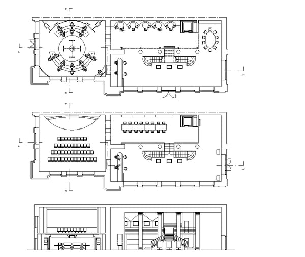 【Architecture CAD Projects】Exhibitions,Gallery Plan Design CAD Drawing