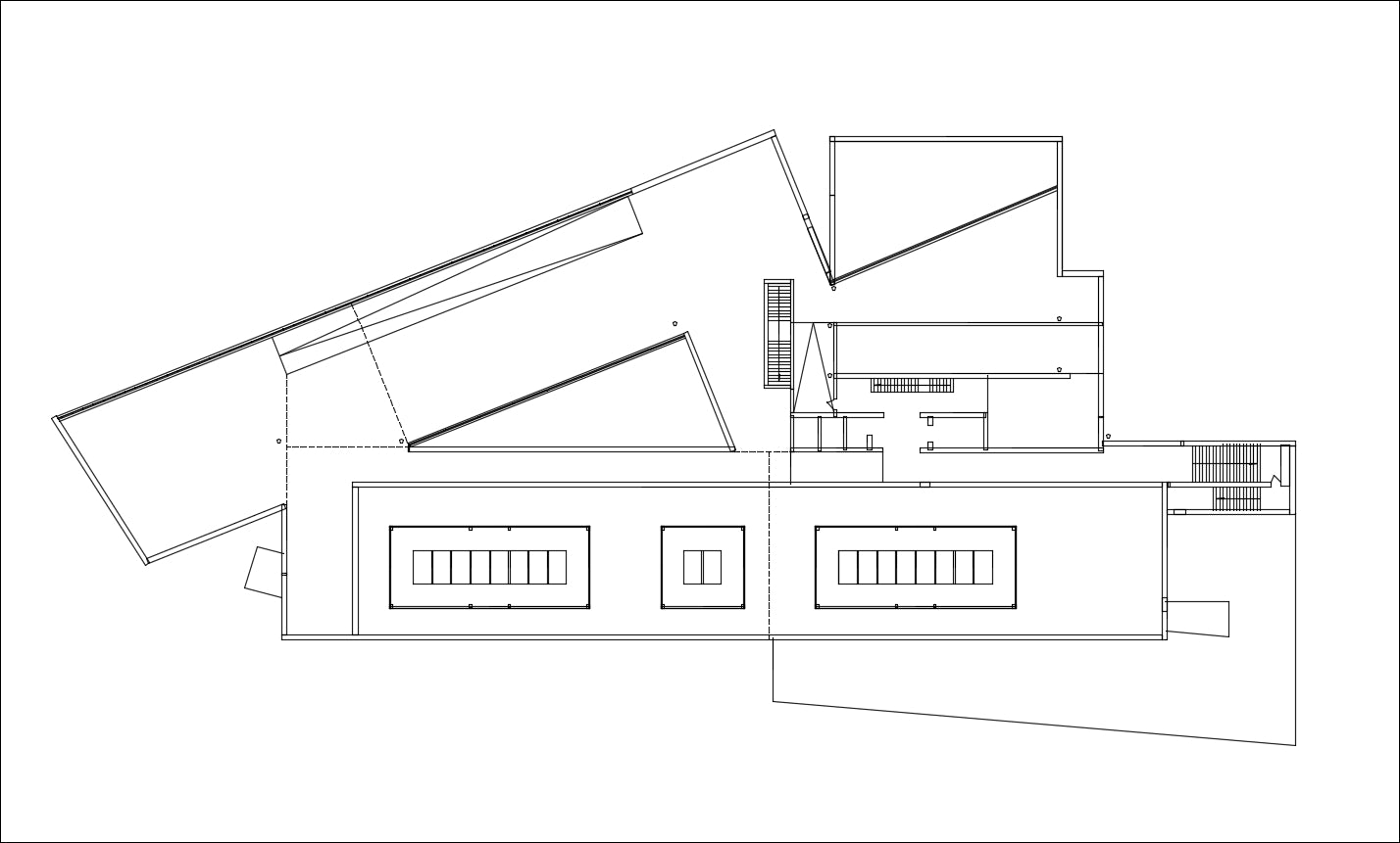 【Famous Architecture Project】Alvaro Siza - Galicia Museum of Contemporary Art-Architectural CAD Drawings