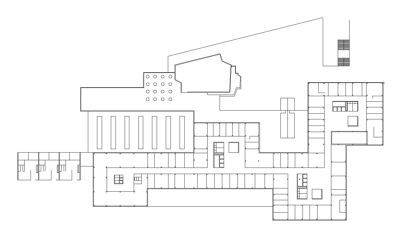 【Famous Architecture Project】Edificio amministrativo Pohjola-Alvar Aalto-Architectural CAD Drawings
