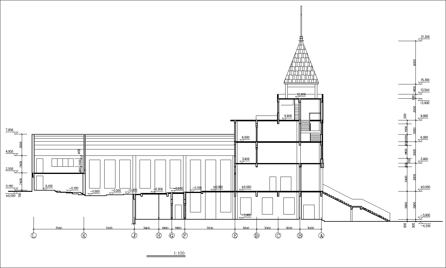 【Architecture CAD Projects】Church Architecture Design CAD Blocks,Plans,Layout V1