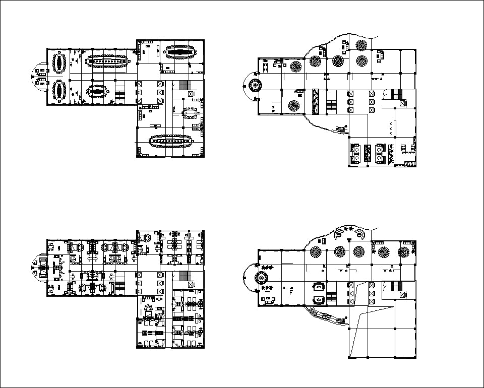 【Architecture CAD Projects】Hotel Design CAD Blocks,Plans,Layout V1