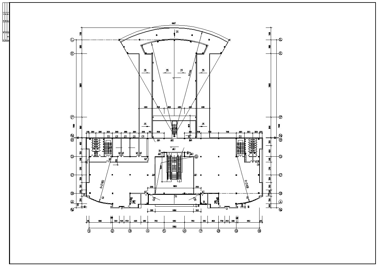 【Architecture CAD Projects】Bus Station Design CAD Blocks,Plans,Layout