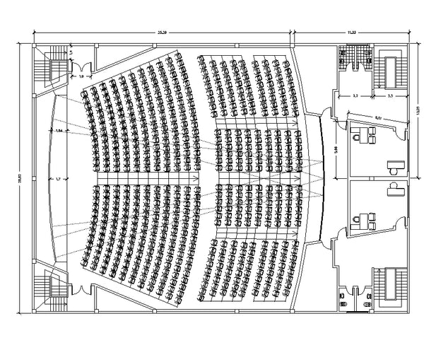 【Architecture CAD Projects】AuditoriumCAD Drawings ,CAD Blocks,Details