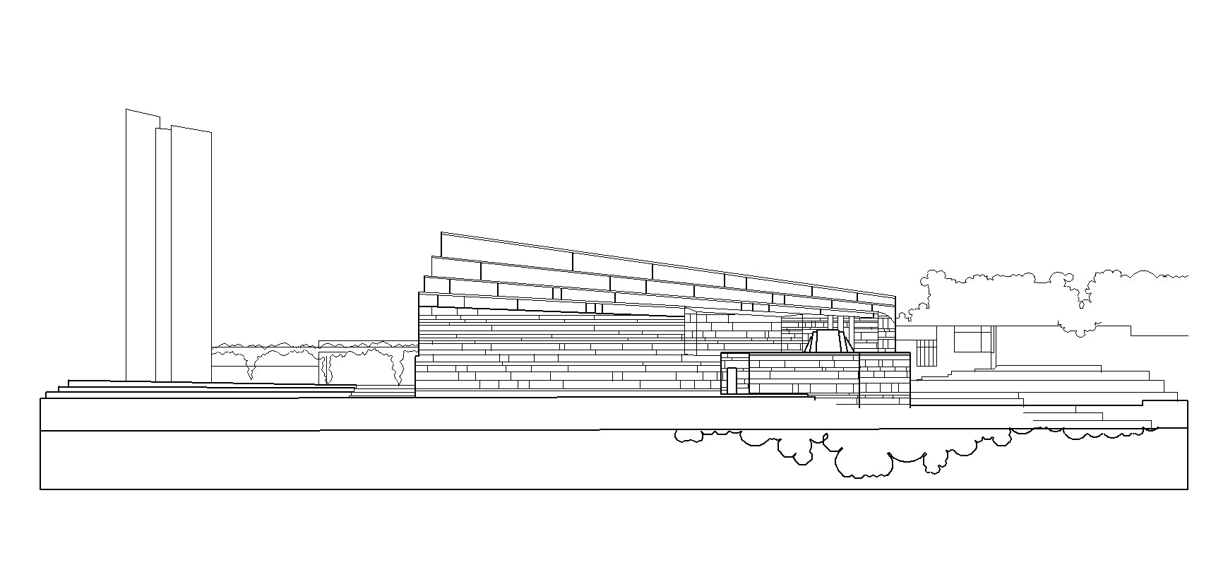 【Famous Architecture Project】Iglesia Riola(Italia) - Alvar Aalto-CAD Drawings