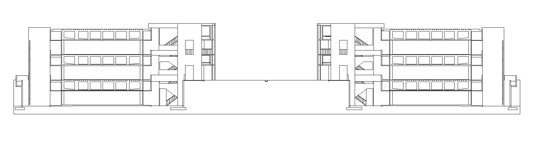 Salk institute - louis kahn in AutoCAD, CAD (209.84 KB)