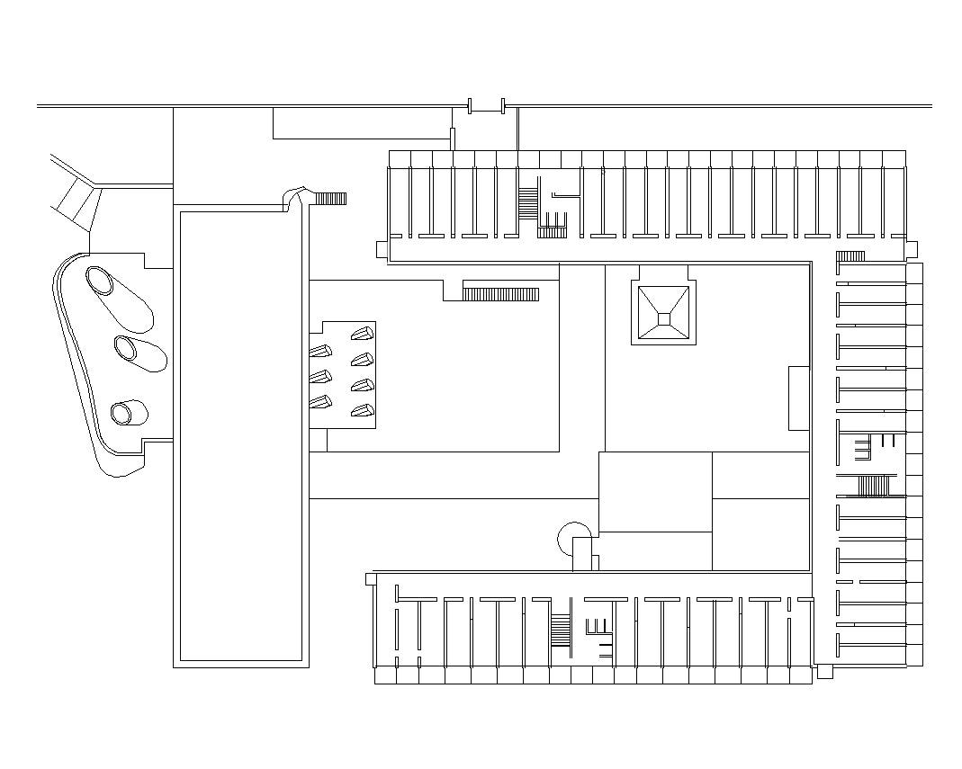 【Famous Architecture Project】Couvent Sainte-Marie de La Tourette - Le Corbusier-CAD Drawings