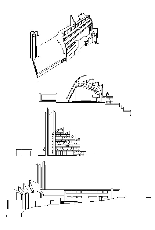 【Famous Architecture Project】Iglesia Riola(Italia) - Alvar Aalto-CAD Drawings