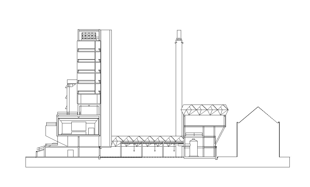 【Famous Architecture Project】University of Leicester-James Stirling-Architectural CAD Drawings