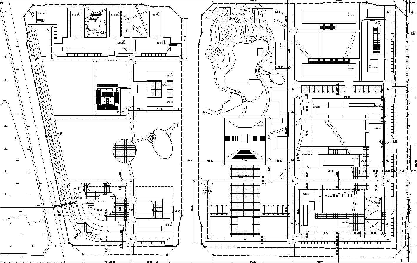 【Architecture CAD Projects】Campus Design CAD Blocks,Plans,Layout