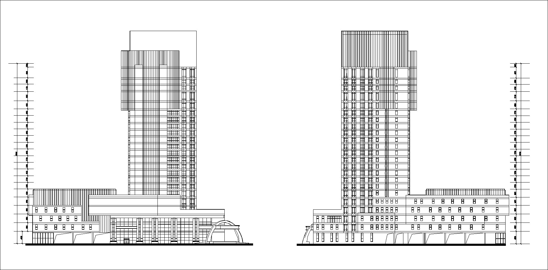 【Architecture CAD Projects】Hotel Design CAD Blocks,Plans,Layout V1