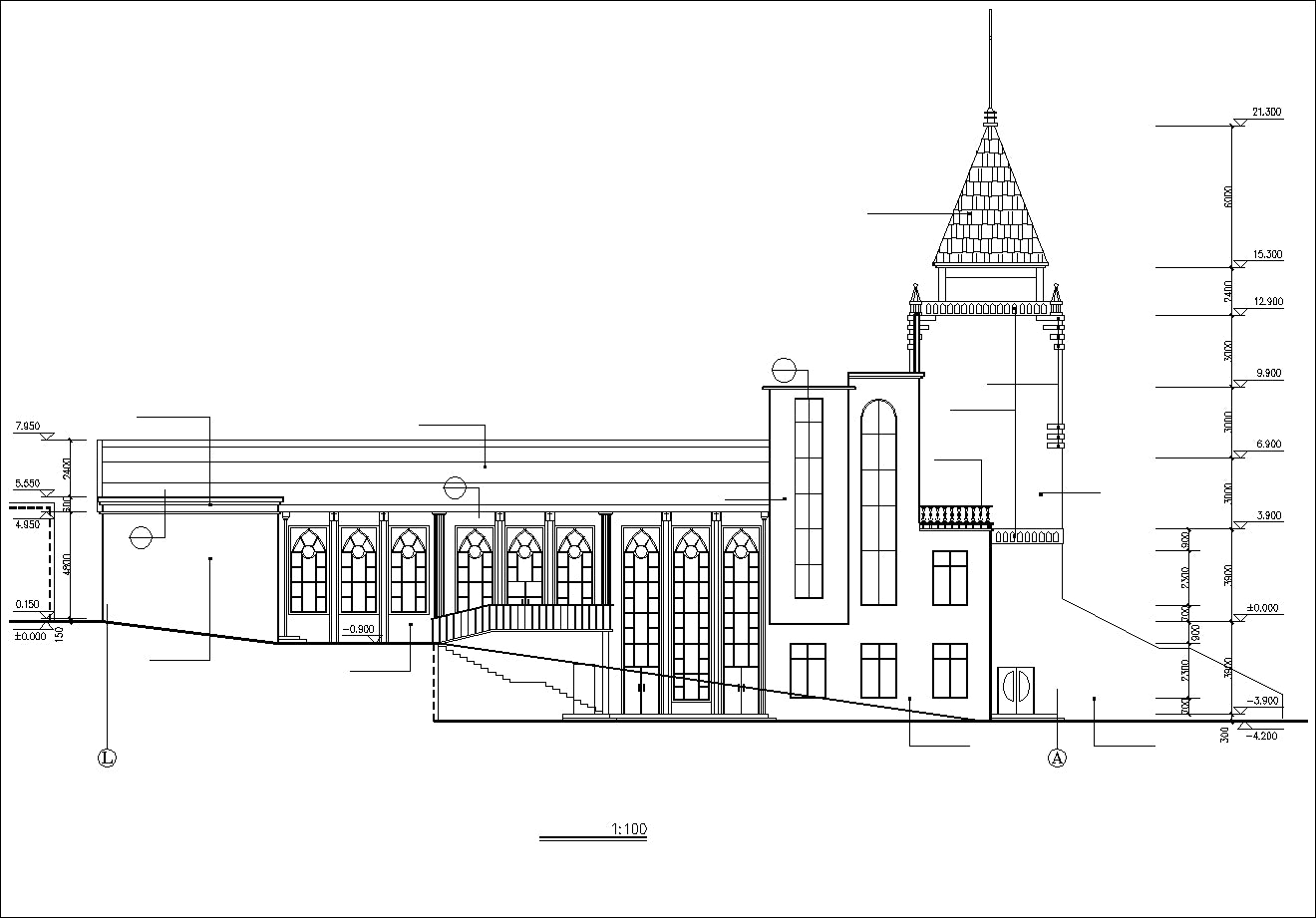 【Architecture CAD Projects】Church Architecture Design CAD Blocks,Plans,Layout V1