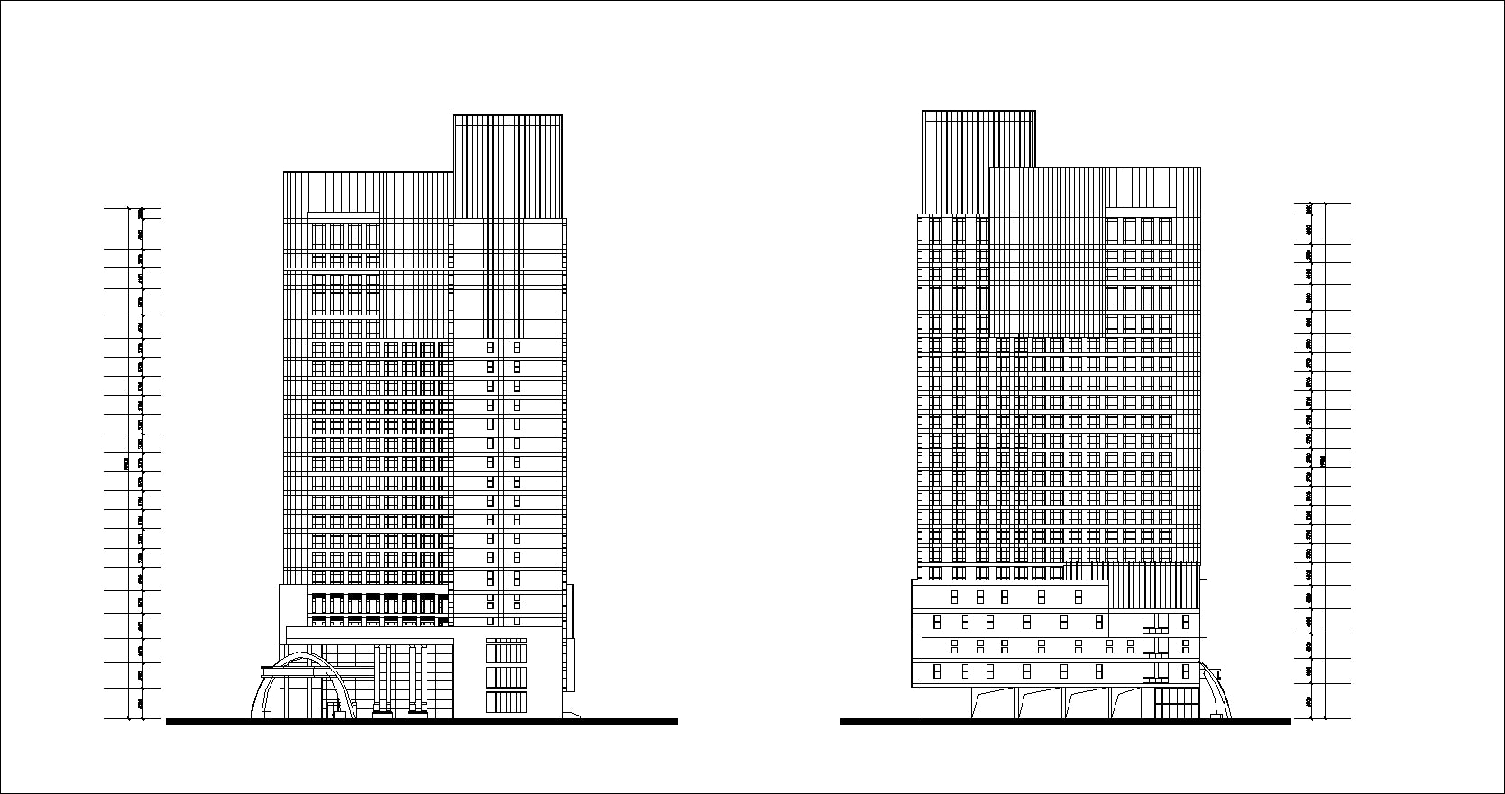 【Architecture CAD Projects】Hotel Design CAD Blocks,Plans,Layout V1