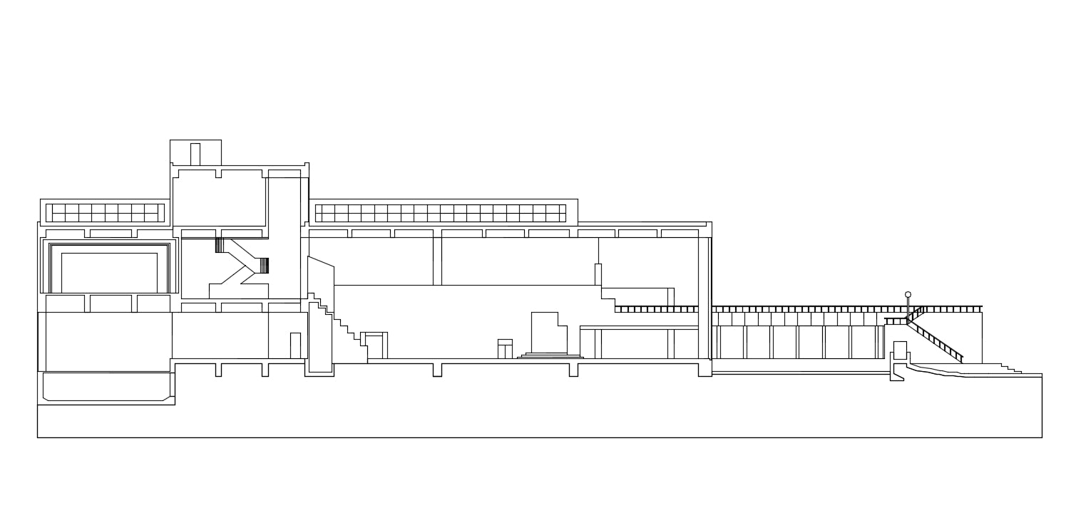 【Famous Architecture Project】Museum of Modern Art-Arata Isozaki-Architectural CAD Drawings